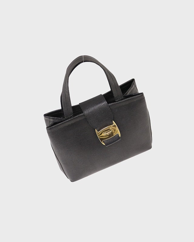 Ferragamo VARA金具型押しレザー2Wayバッグ | Hedy