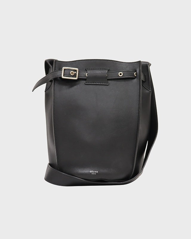 CELINE ブラック ナノバケット ビッグバッグ ショルダー ワンバンドル CELINE ビッグバッグ バケットショルダーバッグ | Hedy