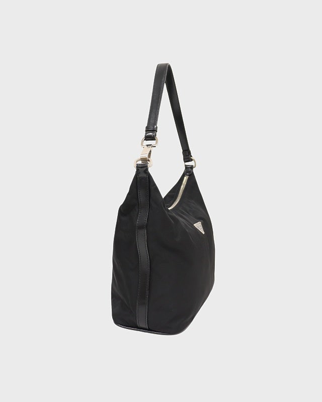 PRADA 三角ロゴ ナイロンバッグ PRADA 三角ロゴ金具ナイロンレザーワンショルダーバッグ | Hedy