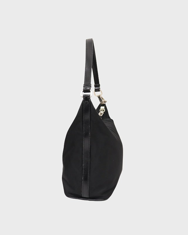 PRADA 三角ロゴ金具ナイロンレザーワンショルダーバッグ | Hedy