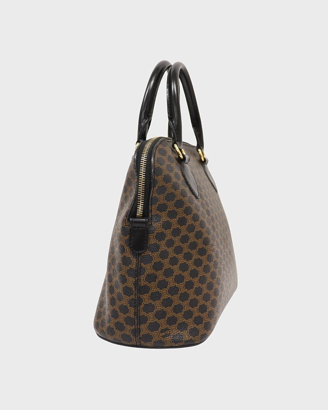 CELINE マカダム柄ハンドバッグ | Hedy