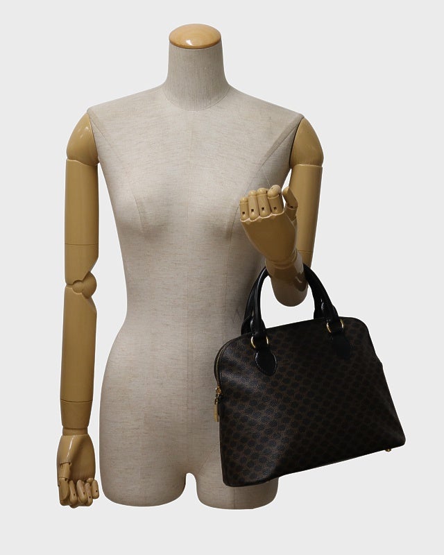 CELINE マカダム柄ハンドバッグ | Hedy