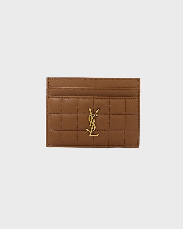 YSL ロゴレザーカードケース | Hedy