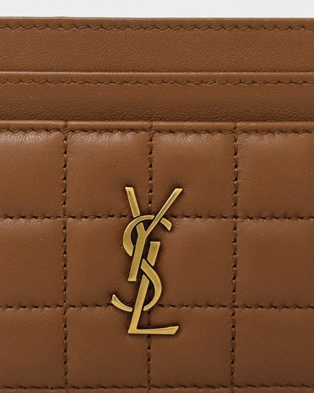 YSL ロゴレザーカードケース | Hedy