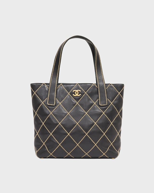 CHANEL ワイルドステッチハンドバッグ　美品 CHANEL ワイルドステッチハンドバッグ | Hedy