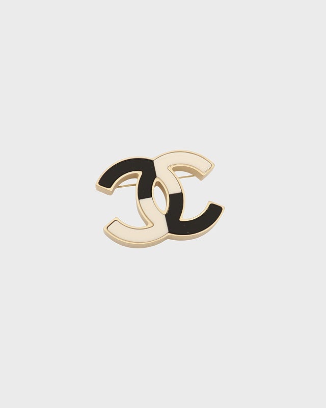 CHANEL COCOバイカラーブローチ | Hedy