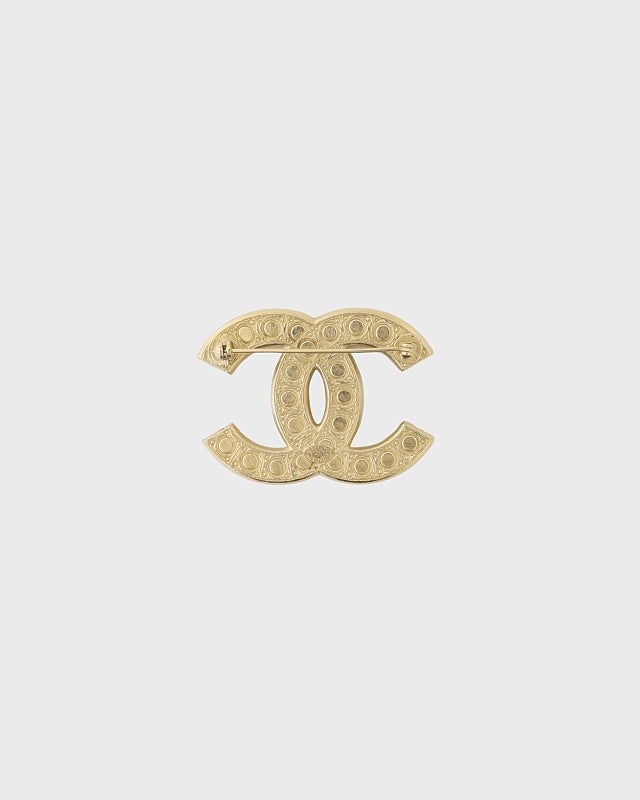 シャネル ココマーク ラインストーン パール ブローチ CHANEL COCOラインストーンパールブローチ | Hedy