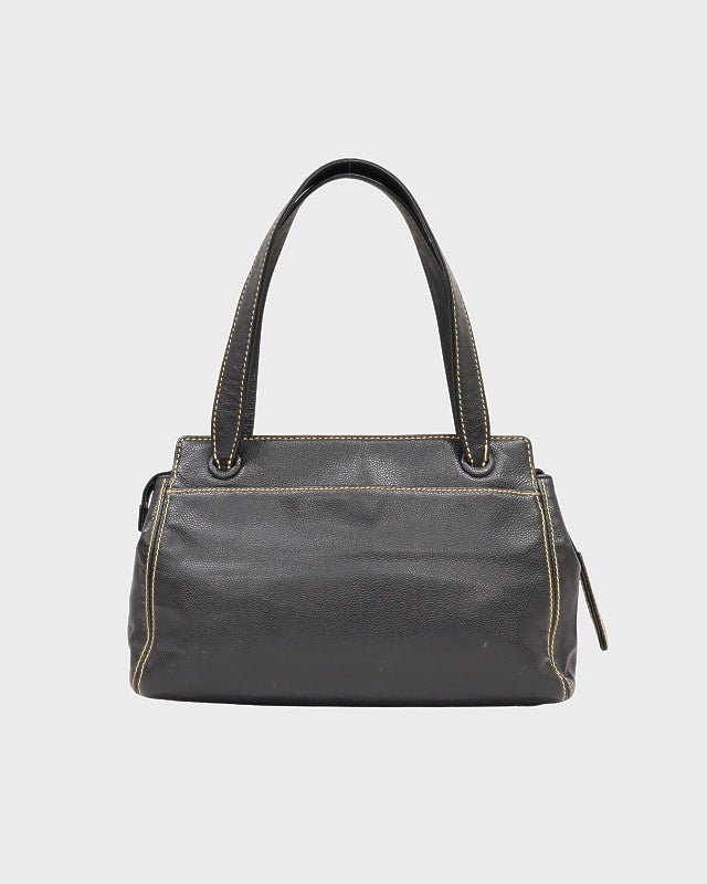 CHANEL COCOキャビアスキンハンドバッグ | Hedy