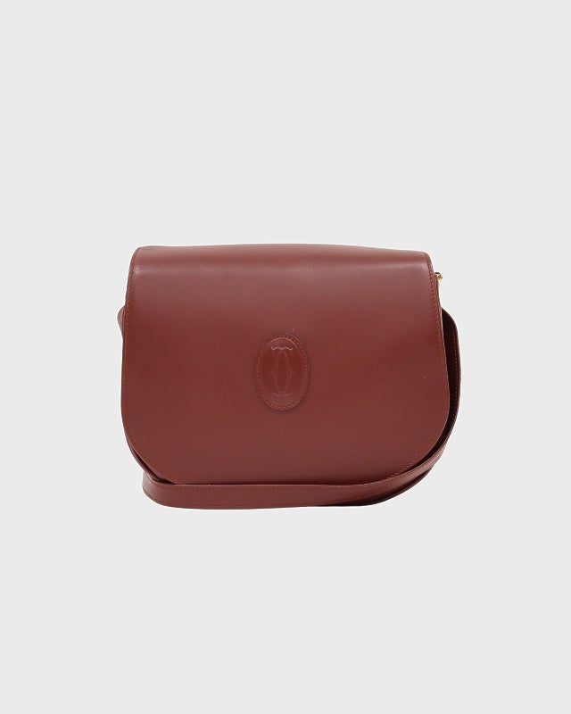 Cartier マストラインレザーショルダーバッグ | Hedy