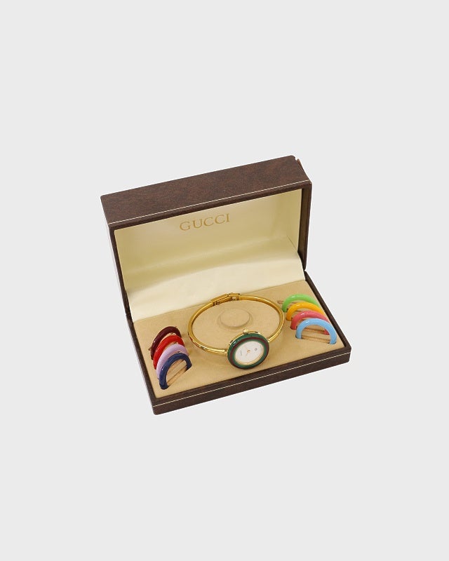 グッチ チェンジベゼル GUCCI チェンジベゼルウォッチ | Hedy