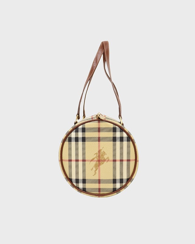 BURBERRY チェック柄ハンドバッグ | Hedy
