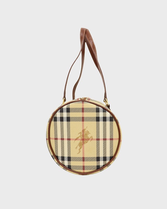 BURBERRY チェック柄ハンドバッグ | Hedy