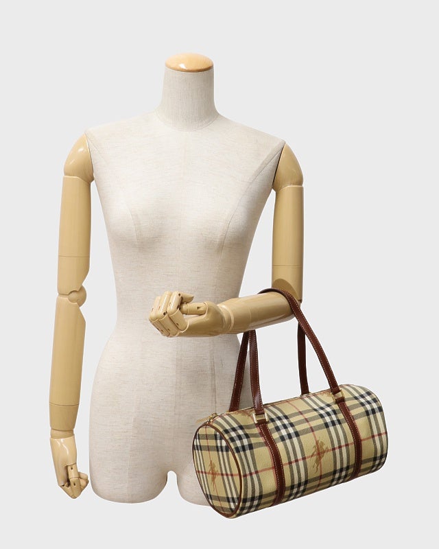 BURBERRY チェック柄ハンドバッグ | Hedy