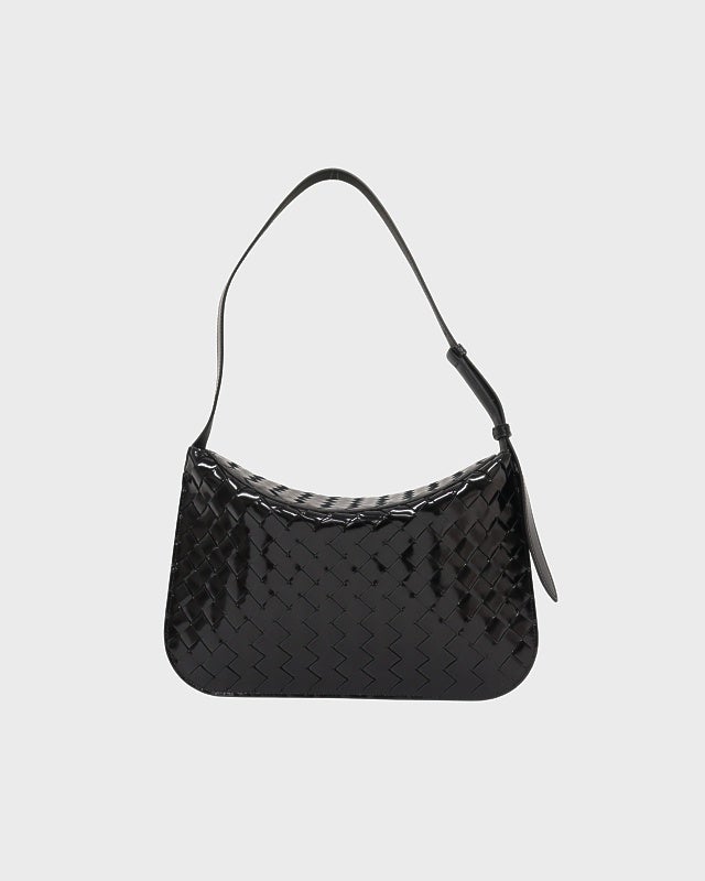 BOTTEGA VENETA イントレチャートエナメルワンショルダーバッグ | Hedy