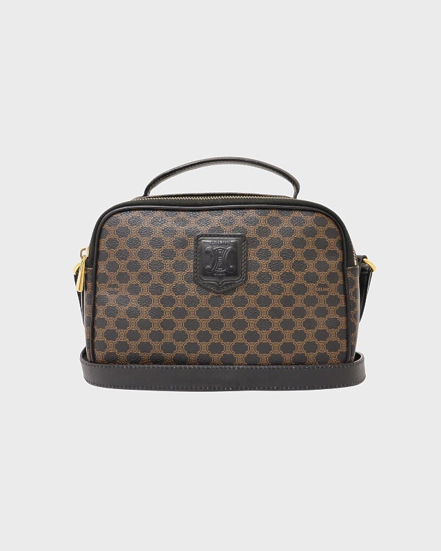 CELINE マカダム柄ブラゾン刻印2Wayバッグ | Hedy