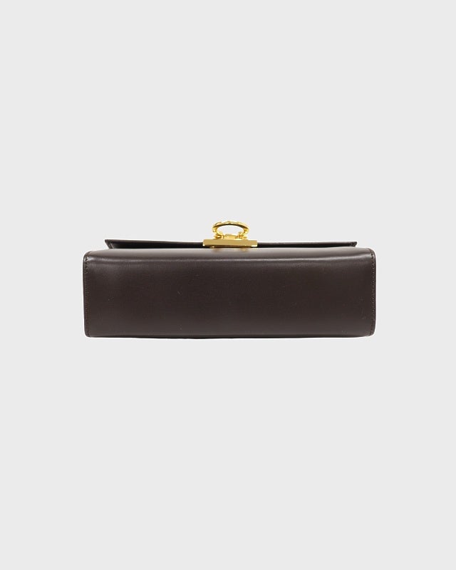 Ferragamo ガンチーニ金具レザーチェーンショルダーバッグ | Hedy