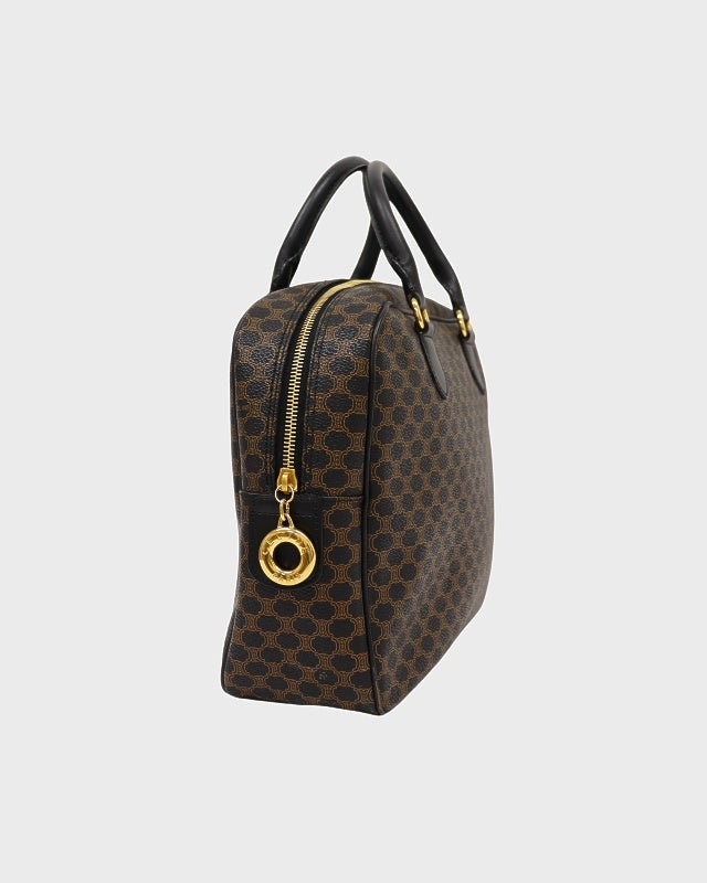 CELINE マカダム柄ハンドバッグ | Hedy