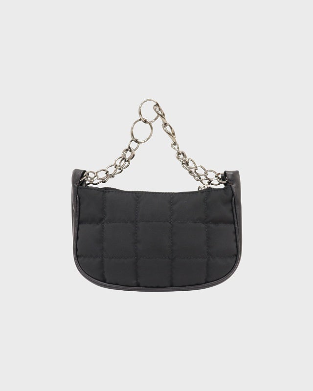 CHANEL チョコバーナイロンレザーチェーンハンドバッグ | Hedy