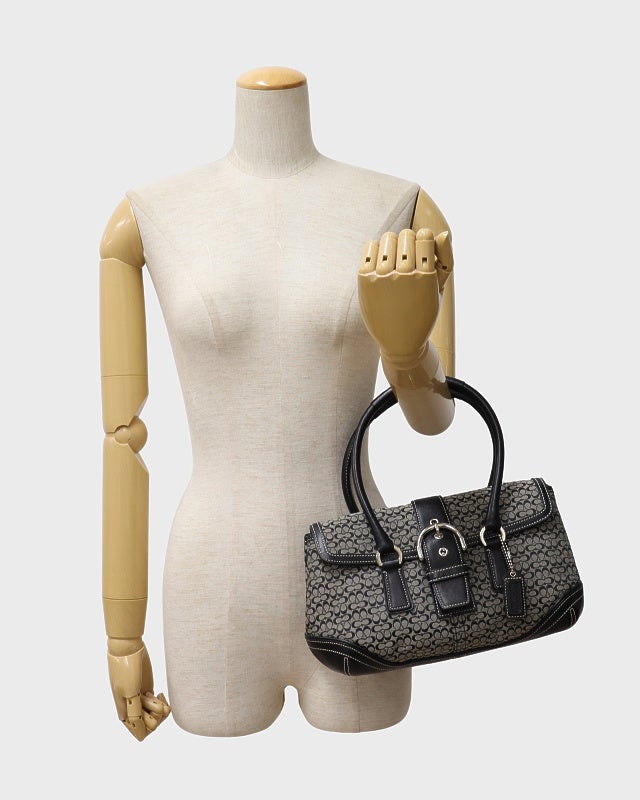 COACH シグネチャーハンドバッグ | Hedy