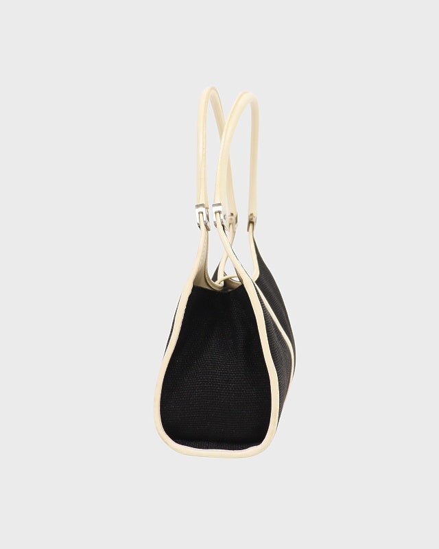 GUCCI ジャッキーキャンバスレザーハンドバッグ | Hedy
