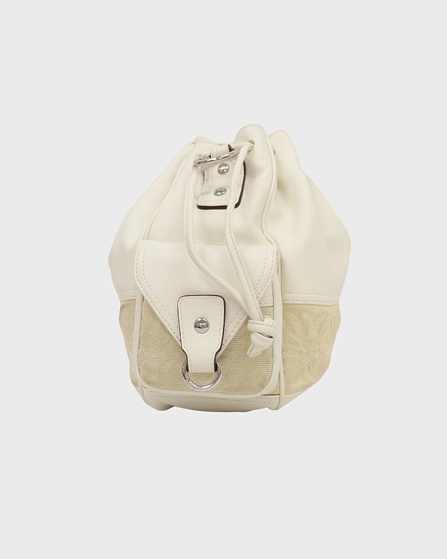 【収納袋あり】LOEWE アナグラム　スエード レザー ハンドバッグ LOEWE アナグラムスエードレザーショルダーバッグ | Hedy
