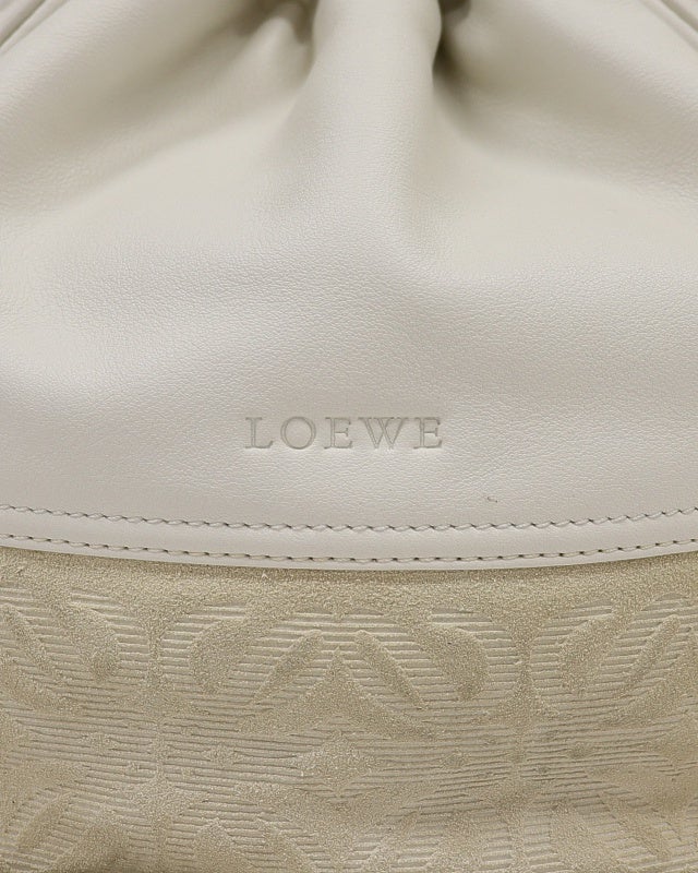 LOEWE アナグラムスエードレザーショルダーバッグ | Hedy