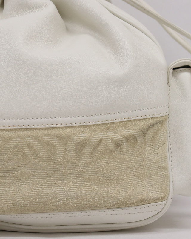 LOEWE アナグラムスエードレザーショルダーバッグ | Hedy