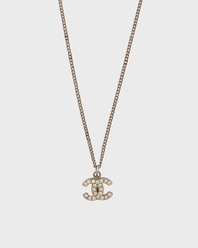 CHANEL COCOラインストーンネックレス | Hedy
