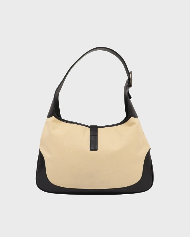 GUCCI ジャッキーキャンバスレザーワンショルダーバッグ | Hedy