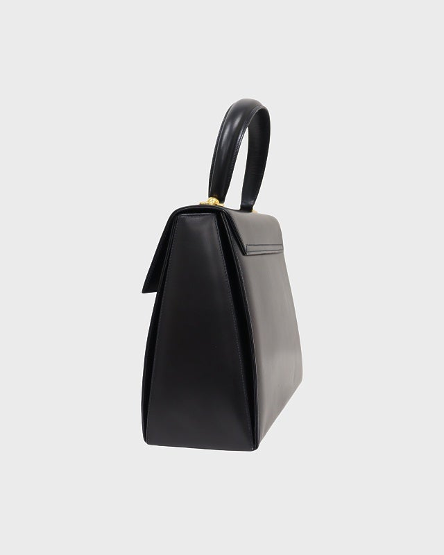Ferragamo ガンチーニ金具レザーハンドバッグ | Hedy