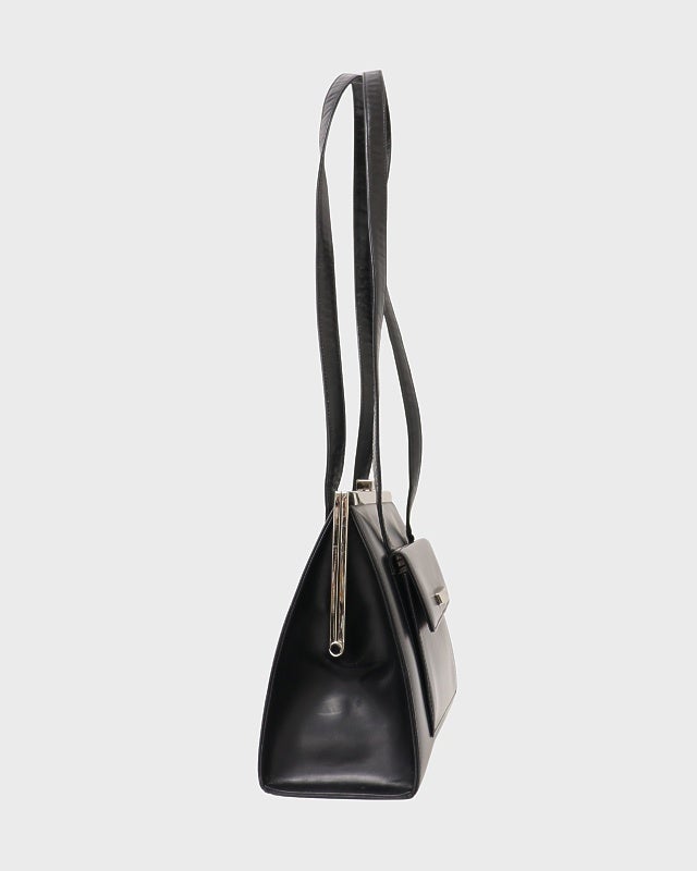 YSL ロゴ金具レザーショルダーバッグ | Hedy