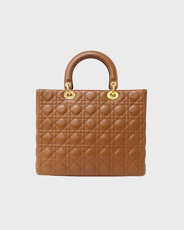 DIOR レディディオールレザーハンドバッグ | Hedy