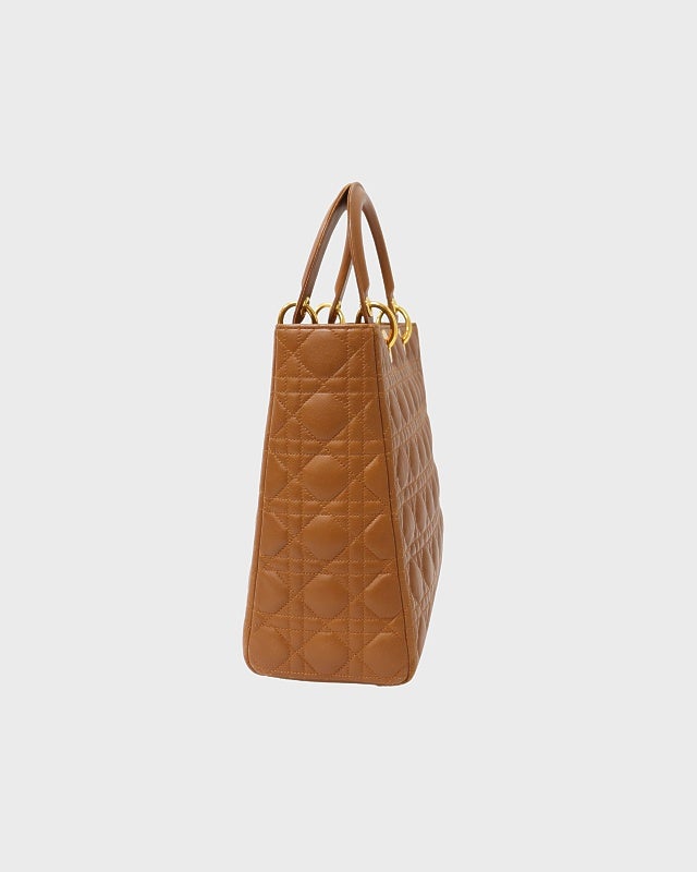 DIOR レディディオールレザーハンドバッグ | Hedy