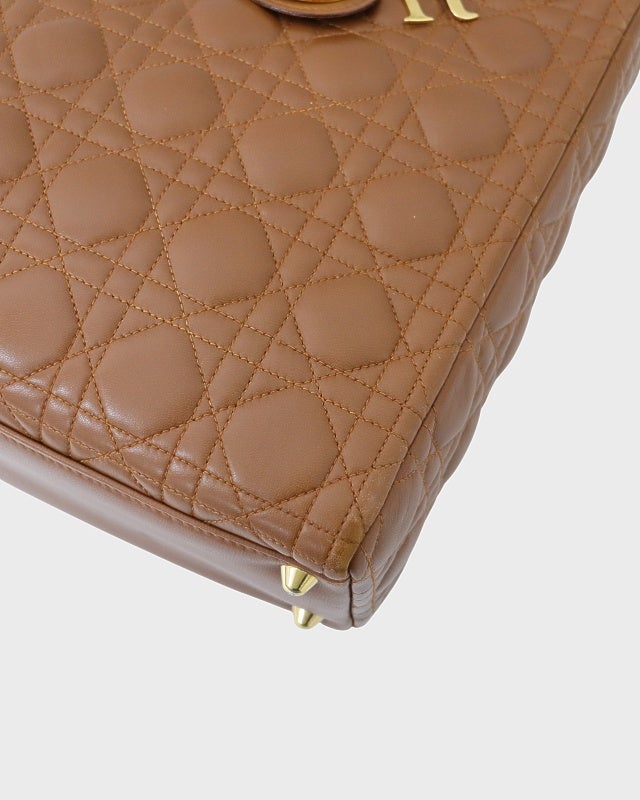 DIOR レディディオールレザーハンドバッグ | Hedy