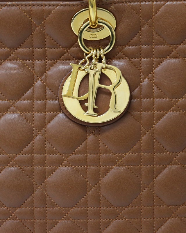 DIOR レディディオールレザーハンドバッグ | Hedy