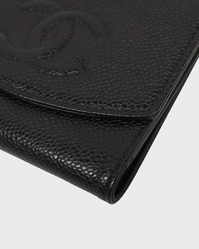 CHANEL キャビアスキンウォレット | Hedy