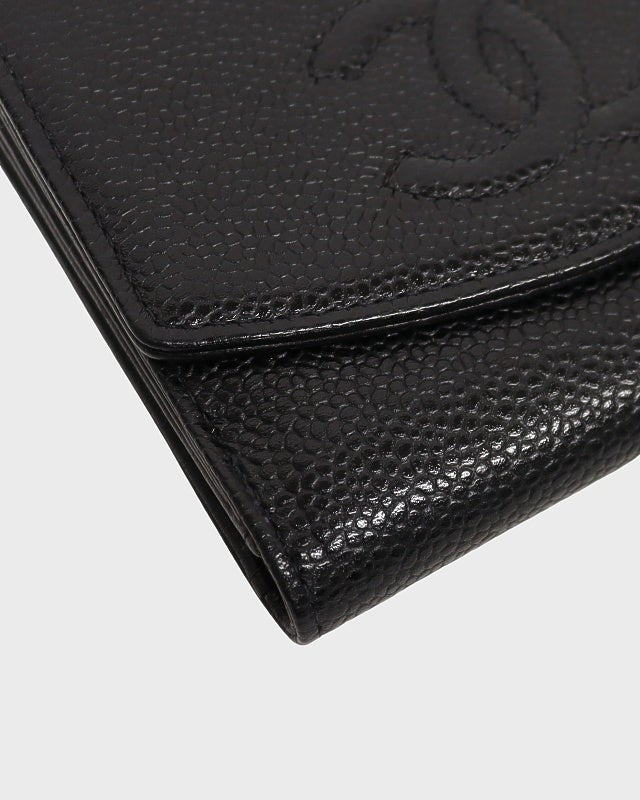 CHANEL キャビアスキンウォレット | Hedy