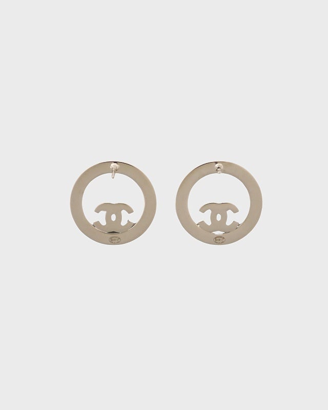 CHANEL COCOラインストーンピアス | Hedy