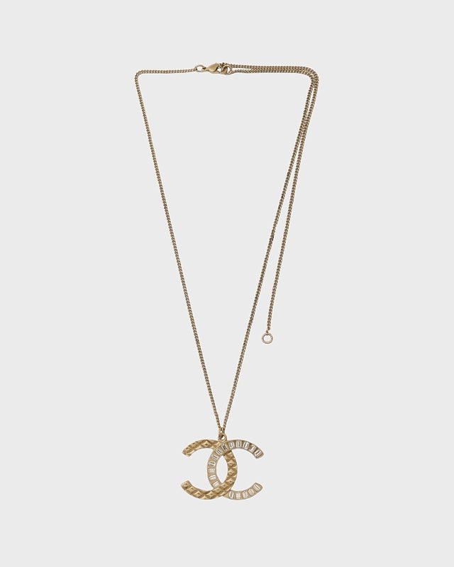 CHANEL COCOラインストーンネックレス | Hedy