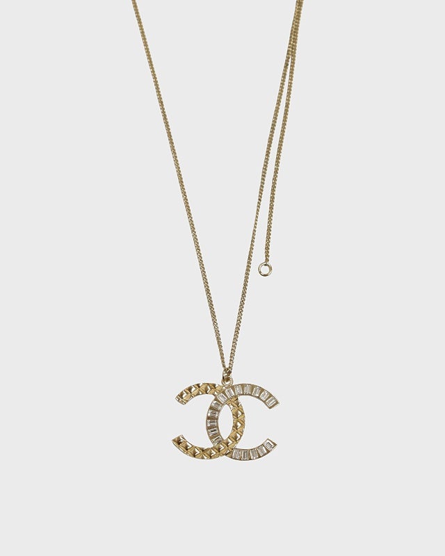 CHANEL COCOラインストーンネックレス | Hedy