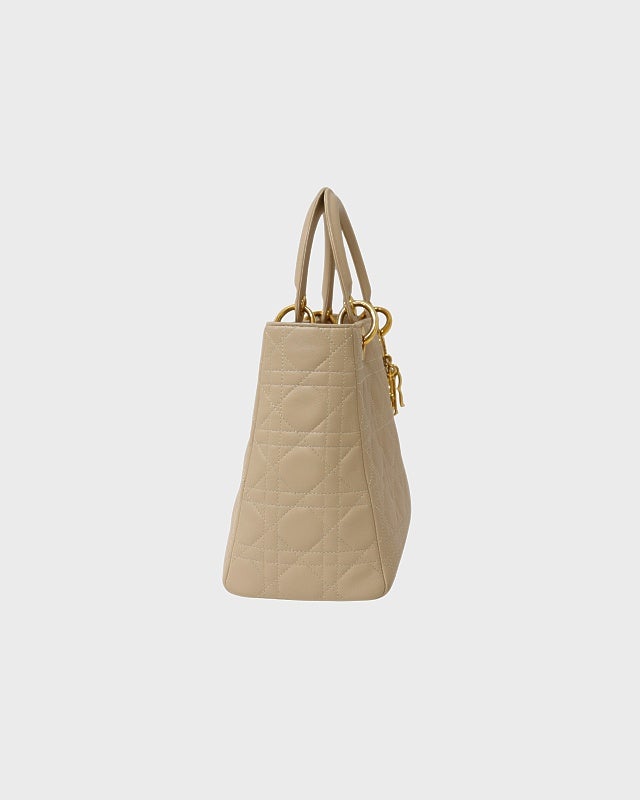 DIOR レディディオールレザーハンドバッグ | Hedy