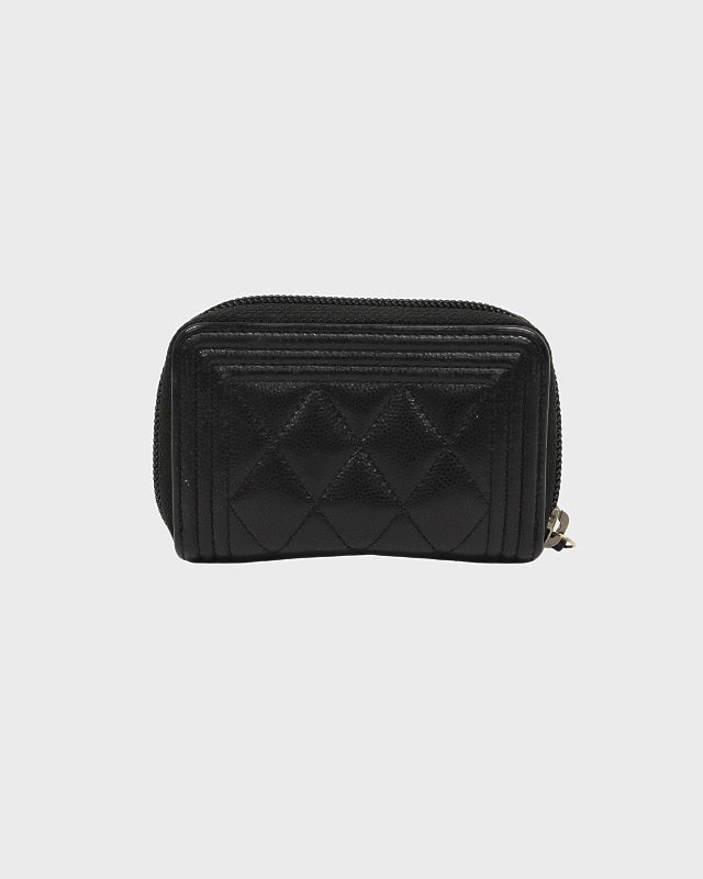 CHANEL ボーイシャネル キャビアスキンコインケース | Hedy