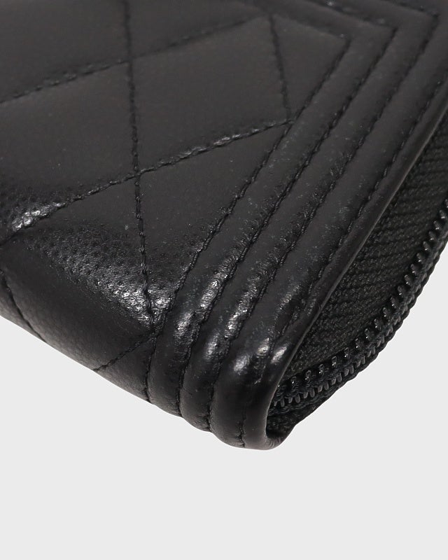 CHANEL ボーイシャネル キャビアスキンコインケース | Hedy