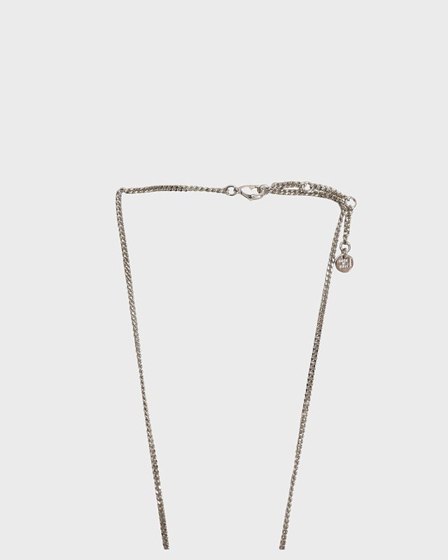 FENDI FFロゴラインストーンネックレス | Hedy