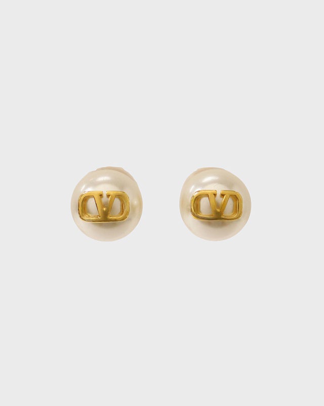 VALENTINO ロゴパールピアス | Hedy