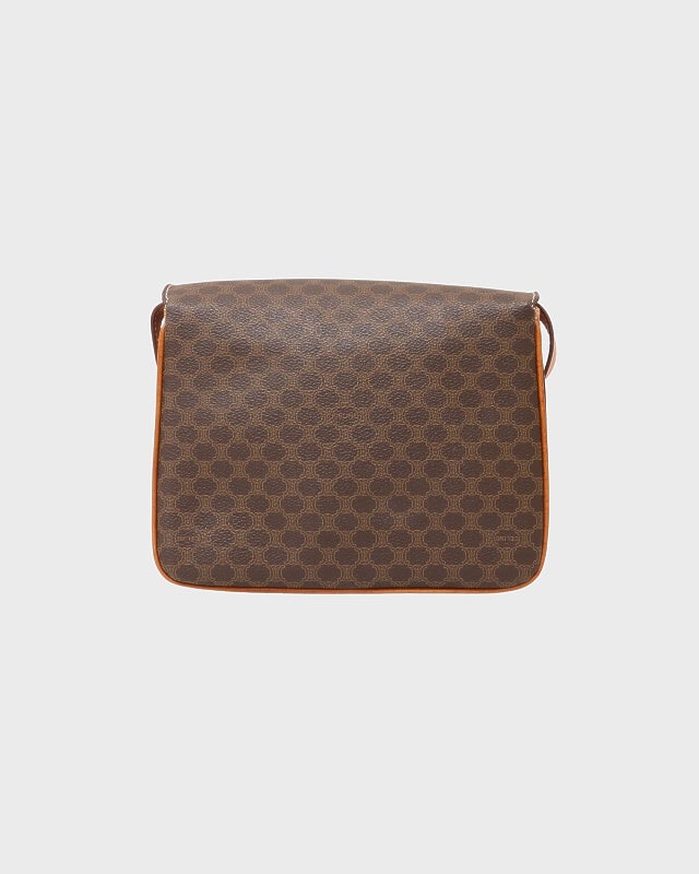 CELINE マカダム柄ロゴ金具ショルダーバッグ | Hedy