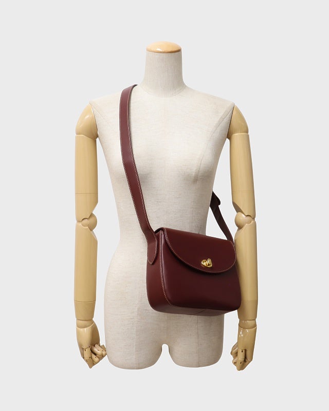 Cartier マストラインレザーショルダーバッグ | Hedy