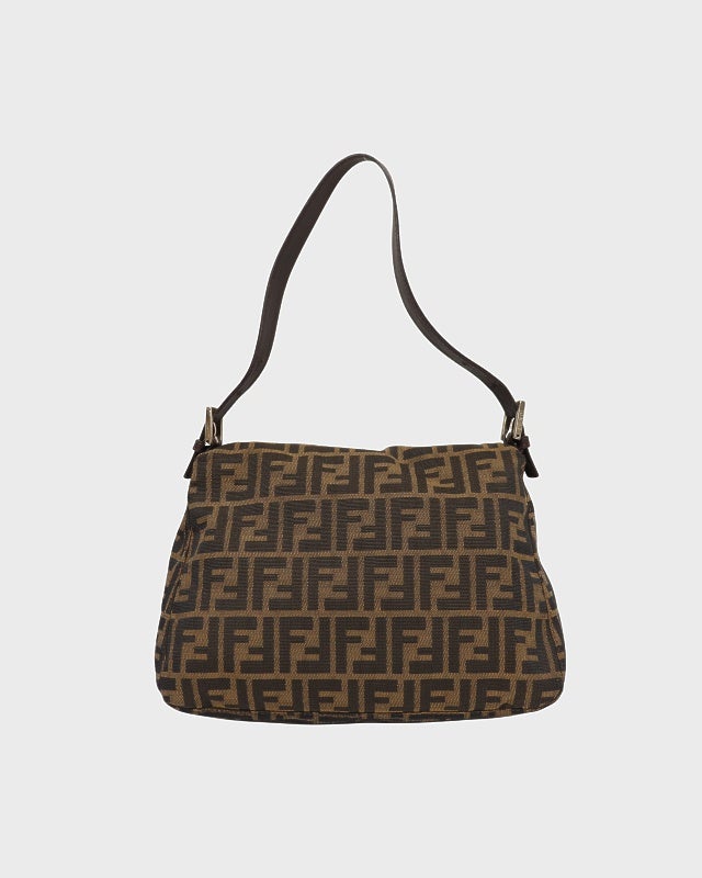 ✨上美品✨☘️FENDI☘️✨ショルダーバッグ✨肩掛け✨マンマバケット✨ズッカ柄✨ FENDI ズッカ柄マンマバケット | Hedy