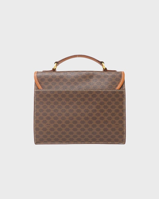 CELINE マカダム柄ブラゾン刻印2Wayバッグ | Hedy
