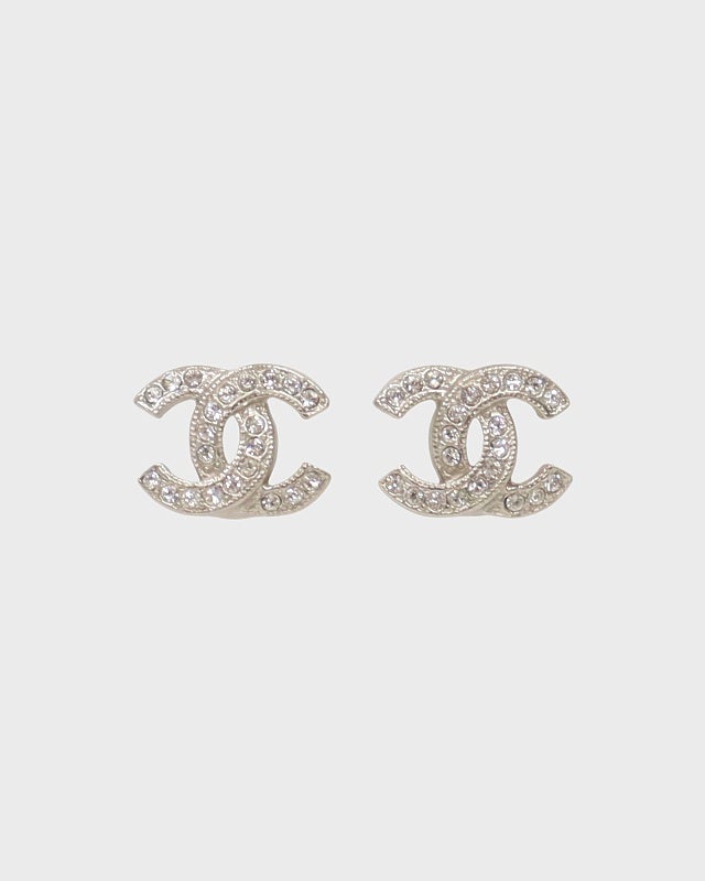CHANEL COCOラインストーンピアス | Hedy
